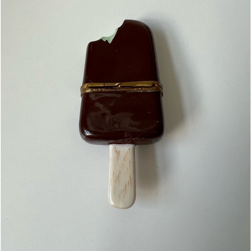 Limoges Box. Mint Chocolate Ice Cream Bar. Perfect Condition. - Picture 4 of 5